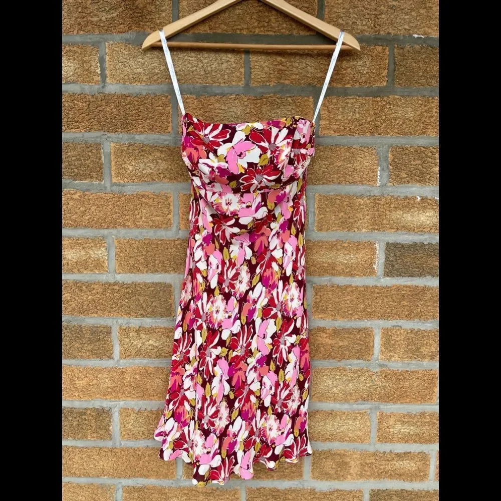 SHOSHANNA - SILK STRAPLESS DRESS 2